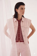 Aspen Ida Sleeveless Denim Vest | MSCH Copenhagen