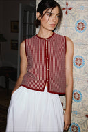 Priscilla Mouwlooze Knitted Cardigan | MSCH Copenhagen