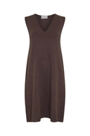 agatha-east-gebreide-mini-jurk-delicioso-donkerbruin-msch-copenhagen-productfoto-vooraanzicht-1