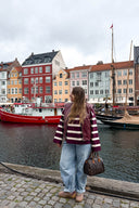 Cecile Reversible Faux Leather Teddy Gilet Vest