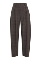 Johnna Barrel Balloon Geruite Geklede Pantalon Broek | MSCH Copenhagen
