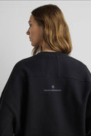 marletta-icon-logo-boxy-oversized-sweater-stret-limo-mock-zwart-msch-copenhagen-modelfoto-achteraanzicht-1