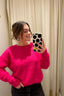 Super Kid Mohair Gebreide Trui
