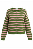 Astrid Gestreepte Gebreide Cardigan