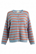 Astrid Gestreepte Gebreide Cardigan