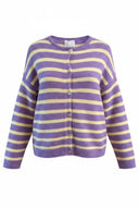 Astrid Gestreepte Gebreide Cardigan