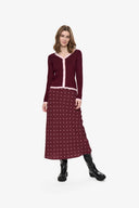 gebry-midi-polka-dot-rok-windsor-wine-bordeaux-moves-modelfoto-vooraanzicht-2