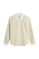 Rhonie Gestreepte Hemd Blouse