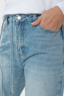 Zenia Braided Denim Jeans Trousers | Moves