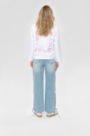 Zenia Braided Denim Jeans Trousers | Moves