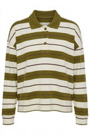 stroba-gestreepte-polo-top-fir-green-donkergroen-moves-productfoto-vooraanzicht-1
