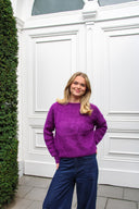 Maris Knitted Wave Sweater