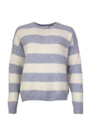 Cleo Striped Knitted Mohair Sweater