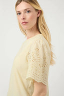 Yaslex Embroidery T-Shirt | YAS