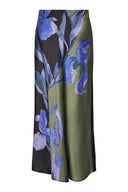 yaspella-bloemen-satijnen-midi-rok-zwart-yas-productfoto-achteraanzicht-1