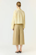 Yaslee Cropped Shirt Blouse | YAS