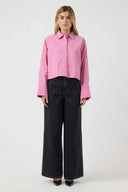 Yaslee Cropped Hemd Blouse