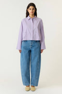 Yaslee Cropped Shirt Blouse | YAS