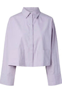 Yaslee Cropped Shirt Blouse | YAS