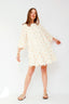 yasabelone-mini-jurk-wit-pailletten-yas-modelfoto-vooraanzicht-1