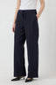 yastali-pantalon-wide-leg-navy-blazer-yas-model-vooraanzicht-2