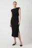 yaspina-jurk-black-yas-model-vooraanzicht-1