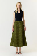 Yasdazly Midi Jaquard Rok | YAS