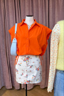 Yaslea Cropped Hemd Blouse | YAS