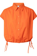 Yaslea Cropped Shirt Blouse | YAS