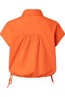 Yaslea Cropped Shirt Blouse | YAS