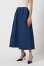 yascotma-denim-rok-medium-blue-a-lijn-yas-model-vooraanzicht-2