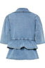 Yasscala Denim Jeans Top