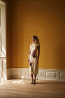Yasorchida Maxi Satin Dress | YAS