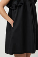 yaslura-mini-ruche-jurk-black-y.a.s-modelfoto-detail-2