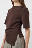 yaspina-t-shirt-chocolate-brown-chocoladebruin-yas-modelfoto-detail-1