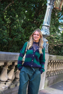 yaslacey-kanten-top-navy-blazer-donkerblauw-yas-lookfoto-vooraanzicht-2