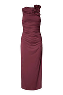 Yasdona-maxi-jurk-Rhododendron-Y.A.S-productfoto-vooraanzicht-1