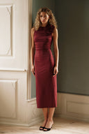 Yasdona-maxi-jurk-Rhododendron-Y.A.S-lookfoto-vooraanzicht-4