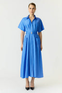 Yassimana Midi Poplin Dress | YAS