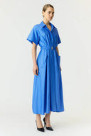 Yassimana Midi Poplin Dress | YAS
