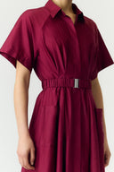 Yassimana Midi Poplin Dress | YAS