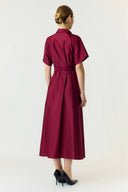 Yassimana Midi Poplin Dress | YAS
