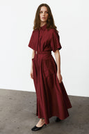 Yassimana Midi Poplin Jurk | YAS