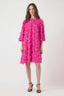 yasdio-mini-jurk-rose-violet-yas-model-vooraanzicht-2