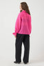 yasfeline-geruite-blouse-rose-violet-opstaande-kraag-yas-model-achteraanzicht-1