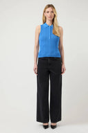 Yastanki Gebreide Polo Top | YAS