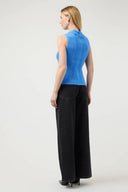 Yastanki Gebreide Polo Top | YAS