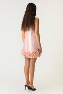 yasellina-mini-ruche-jurk-blushing-rose-Y.A.S-modelfoto-achteraanzicht-1