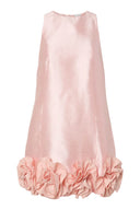 yasellina-mini-ruche-jurk-blushing-rose-Y.A.S-productfoto-vooraanzicht-1