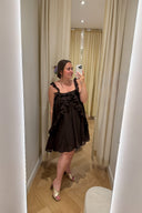 Yaschiffa Mini Ruffle Dress | YAS